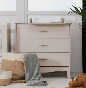Lille Dresser with 3 drawers - cashmere beige