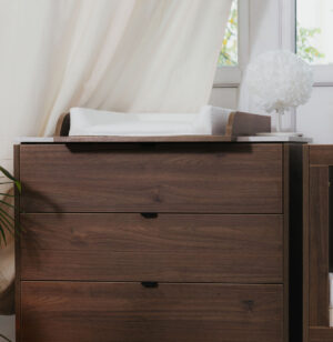 Milan Changing Table - walnut